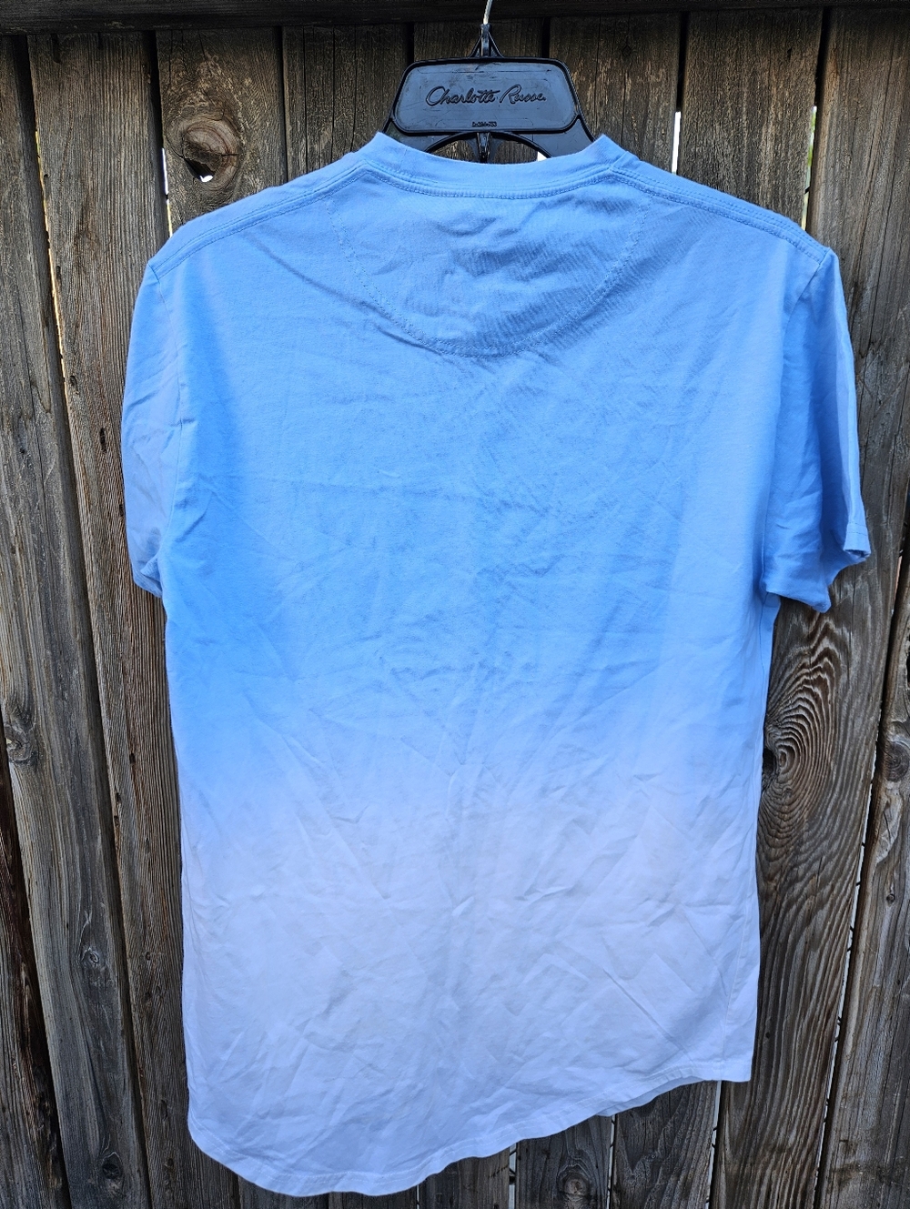 Hollister Men's Blue to White Ombre Crew Tee Size S - Picture 15 of 16